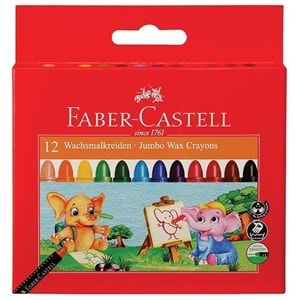 Faber-Castell Mum Boya Süper Yıkanabilir 12 Renk 5281120040