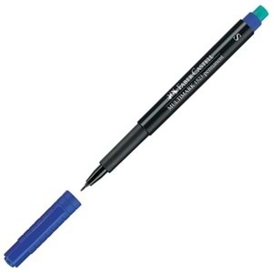 Faber-Castell Asetat Kalemi Permanent S Seri Mavi 15 23 51 (1 Adet)