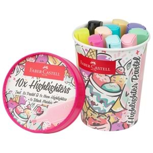 Faber-Castell Fosforlu Kalem Ice Cream Pastel 10X 5030254696000