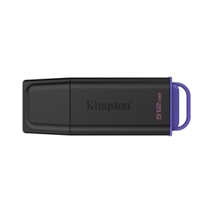 Kingston DTXG2-512GB 512GB Portable USB 3.2 Gen 1 DataTraveler Exodia Black-Purple Flash Bellek