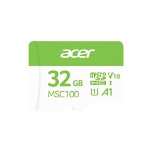 Acer MSC100 32GB microSD U1 V10 A1 Aksiyon Kamera & Güvenlik Kamerası Uyumlu
