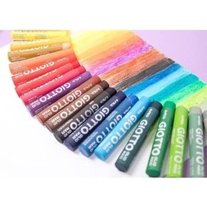 Giotto Yağlı Pastel Olio Maxi (Silindir) Askılı Paket 24 Lü 293800