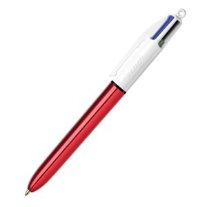 Bic Tükenmez Kalem Shine 4 Colours Met Kırmızı 12 Li(1 Adet)