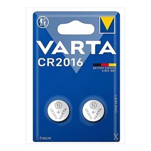 Varta Lityum Profesyonel Düğme Pil CR 2016 2 Lİ 9363