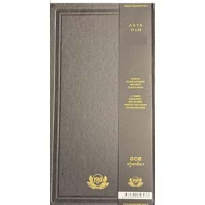 Ece Ticari Ajanda Asya Günlük Çizgili 17x33 2026