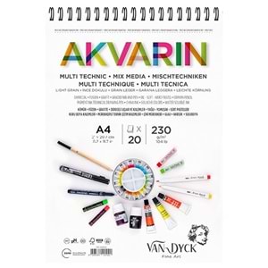 Van Dyck Sulu Boya Blok Multipurpose A5 Üst Sprl 20 Yp.S.by.blk