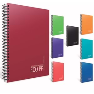 Gıpta Eko Plastik Kapak Defter A4 40 Yp Kareli
