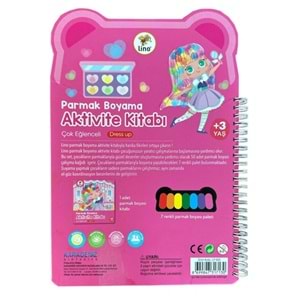 Lino Parmak Boyama Aktivite Kitabı Dress Up Lp-602