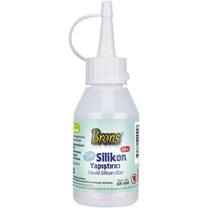 Brons Silikon Sıvı Yapıştırıcı 50 GR BR-404 (1 Adet)