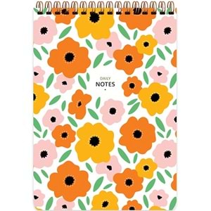 Keskin Color Spiralli Bloknot 17x24 72 Yaprak Kareli Rengarenk 145461-99 (1 Adet)