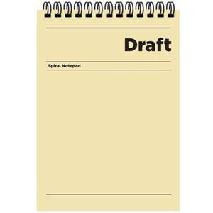 Keskin Color Bloknot Hafif Kağıt Karton Kapak Draft A5 80 Yp.Çiz.