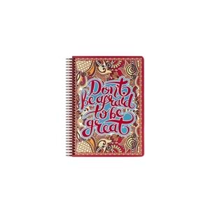 Keskin Color Defter Spiralli S.Kapak Wallart 17x24 100 YP Çizgili