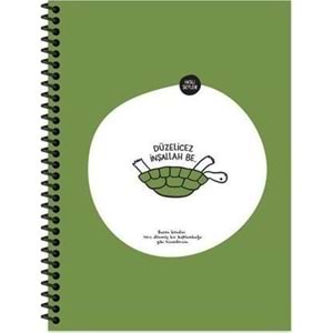 Hisli Şeyler Spiralli Karton Kapak Stic Defter 18,5x25 80 YP Kar.500623-99