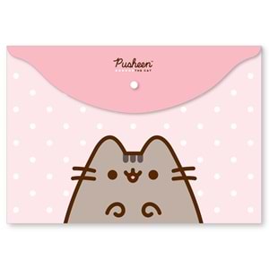 Keskin Color Çıtçıtlı Dosya Plastik Pusheen A4 120770-10 (1 Adet)