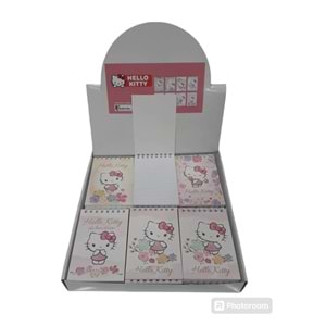 Hello Kitty Bloknot Spiralli 1 42 Yp.Çizgili A7 140100-08 (1 Adet)