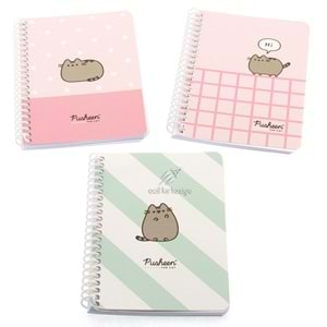 Keskin Color Bloknot Spiralli Pusheen A6 80 Yp.Çizgili 140400-10