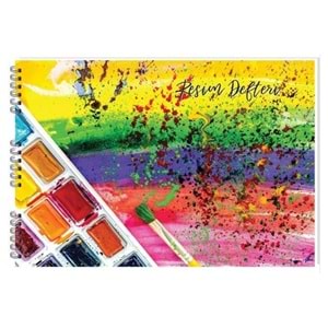 Keskin Color Resim Defteri Spiralli Basic 25x35 15 Yaprak 304415-99 (1 Adet)