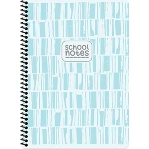 Keskin Color Defter Karton Kapak Spiralli Çizgi 16,5x22,5 80 YP Kar.