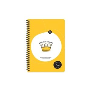 Hisli Şeyler A5 Ajanda Kralı Gelse Tanımam 600094-99