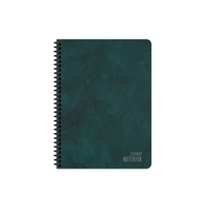 Keskin Color Spiralli Sert Kapak Defter Alfa 16,5x22,5 120 Yp Çizgisiz