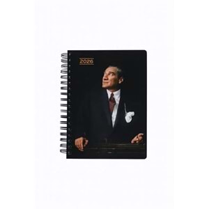 Keskin Color Atatürk Günlük Spiralli Ajanda Cumhurbaşkanı 17x24 2026