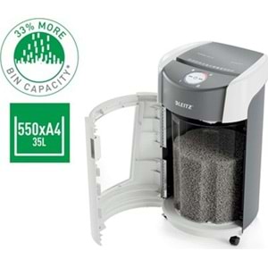 Leitz Evrak İmha Makinesi IQ OptiMax Office Mikro Kesim P5