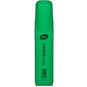 Bion Fosforlu Kalem Neon Yeşil 9184 (1 Adet)