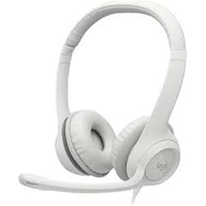 Logitech 981-001286 H390 Beyaz Usb Mikrofonlu Kulaklık