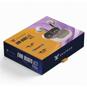 Snapron SNK-9001 ANC Beyaz & ENC Kablosuz Bluetooth 5.4 Kulaki İçi Kulaklık (Enc Mıc-Anc Gameıng)