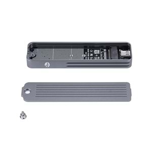 Vcom CU855SN-F USB 3.2 Gen 2 Type-C M.2 NVMe Parmak İzli SSD HDD Kutusu