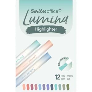 Scrikss Fosforlu Kalem Lumina Pacific Colour 5665u 12 li Kutu T0sbhlmn5665ua