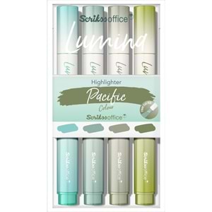 Scrikss Lumina Fosforlu Kalem Pacific 4 Lü Set