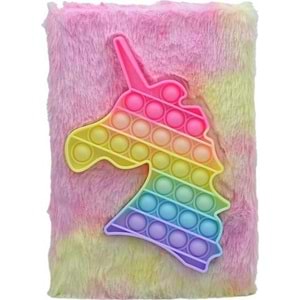 Unick Color Pop-it Peluş Defter A5