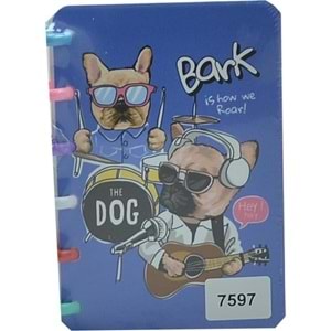 Unick Color Not Defteri Free Dogs Renkli Halkaa6 7597