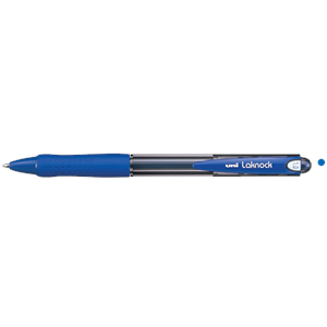 Uni-Ball Tükenmez Kalem Laknock Medium 1.0 MM Mekanik Bilye Uç Mavi SN-100 (1 Adet)