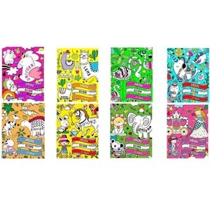 4E Neon Boyama Kitabım-32 Syf 8 Kitap