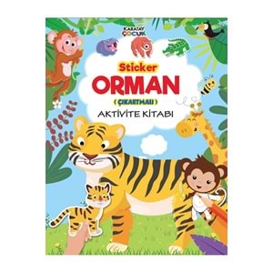 4E 50 Sticker Aktivite Kitabı Çiftlik-Dinozor