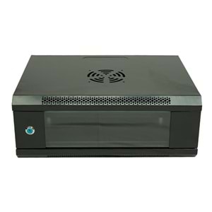 Racksan ML-6404S 4U Duvar Tipi Kabinet (200-530-400) Raf+Fan+Priz