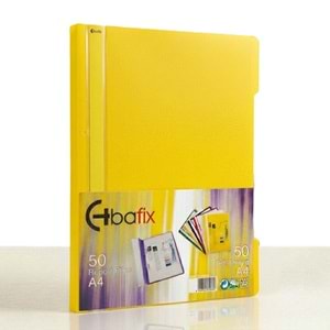 Bafix Telli Dosya Plastik XL Sarı A4 (1 Adet)