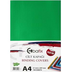 Bafix Cilt Kapağı Plastik Opak A4 160 MIC Yeşil (1 Adet)