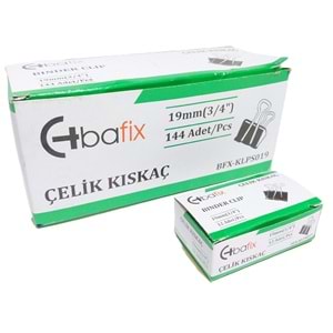 Bafix Kıskaç (Klips) Çelik 19 mm Bfx-Klps019 (1 Adet)