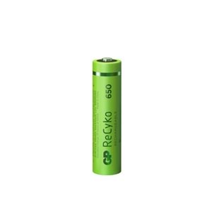 GP AAA 650 mAh Şarjlı İnce Kalem Pil 2'li Paket GP65AAAHCHP-BU2