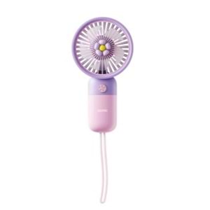 Asonic AFN24 Mor 500mAh 3 Hız Kademeli Masaüstü Usb Fan