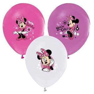 Balonevi Balon 4+1 Mınnıe Happy Helpers Baskılı 12