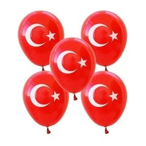 Balonevi Balon 1+1 Ayyıldız Baskılı 12