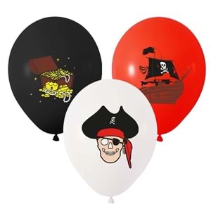 Balonevi Balon 3+0 Korsan Baskılı 12