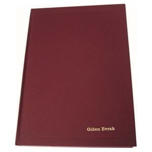 Dilman Giden Evrak Defteri Ciltli 96 YP 5022