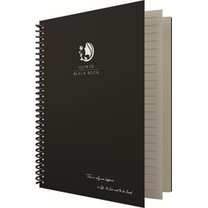 Dilman Black Book 16x22 80 YP Dik Çizgili 6619