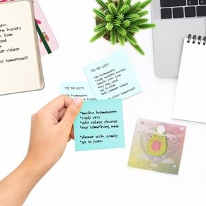 Vuki Küp Bloknot Simli Sulu 6,3x6,3 Cm Avokado VK-0111-4