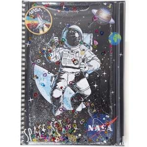 Vuki Sulu Defter Oyunlu A6 Astronot 2/S